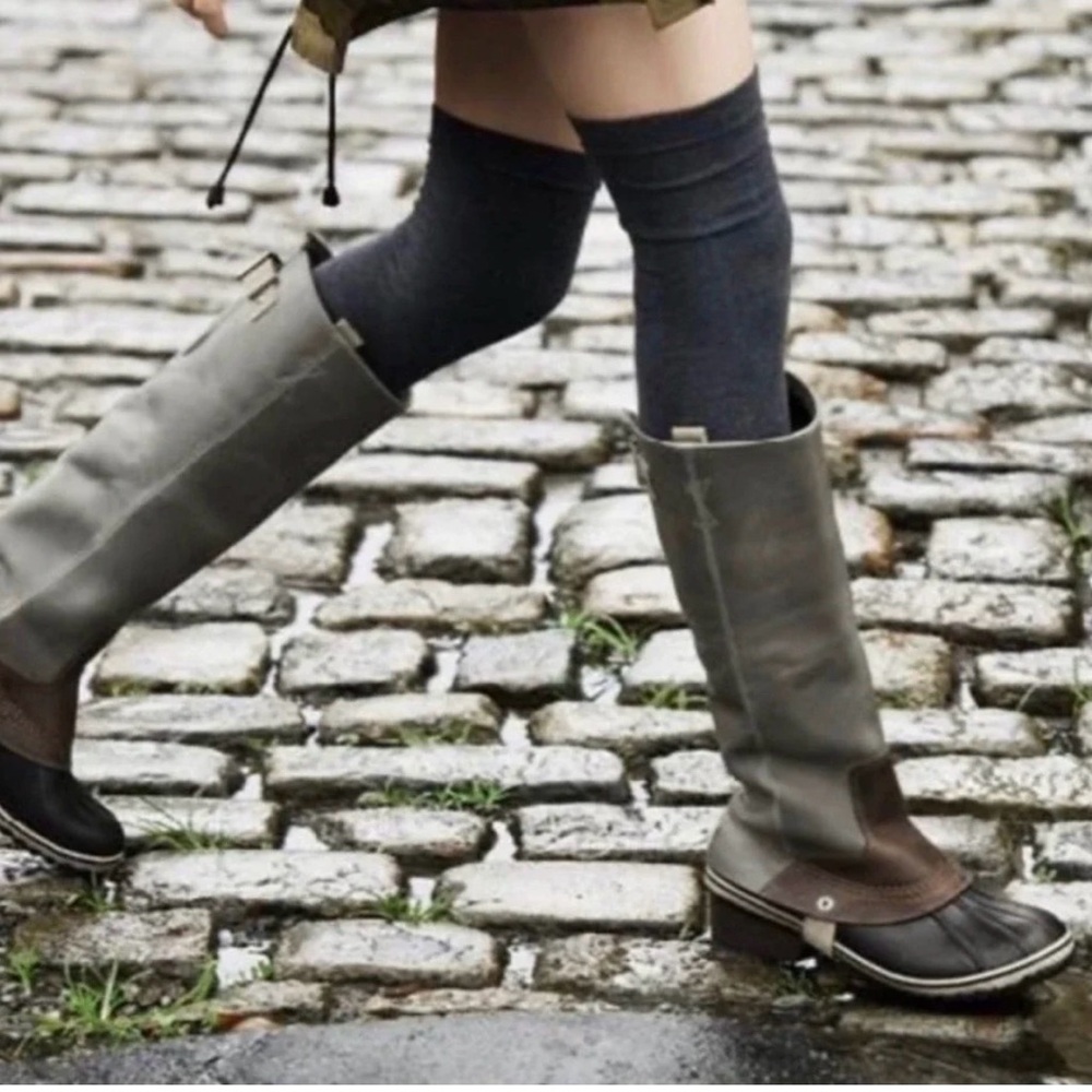 Sorel Slimpack Tall Leather Riding Boots